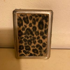 Calf hides covered cigarette / business card holder